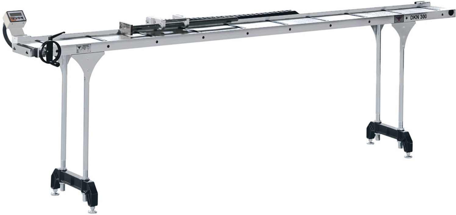 DKN 300-450-600-302-452-602 – Roller Conveyor with Manual Stop & Display Unit