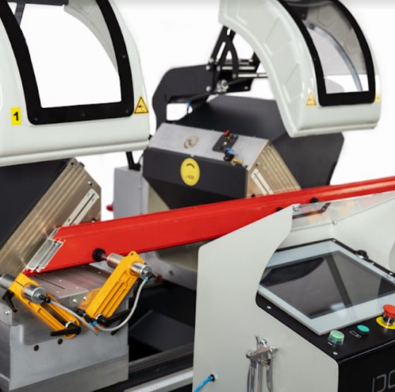 DC 421 PBS – Double Head Mitre Saw Machine (Full Automatic)