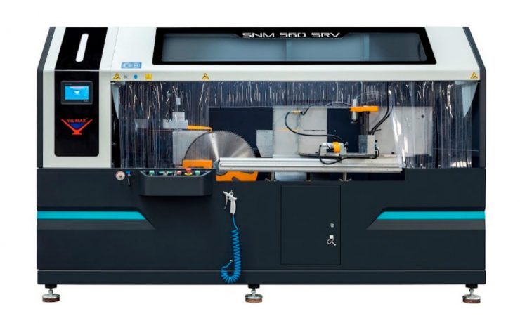 SNM 560 SRV – Servo Controlled Aluminium Facade Notching Machine